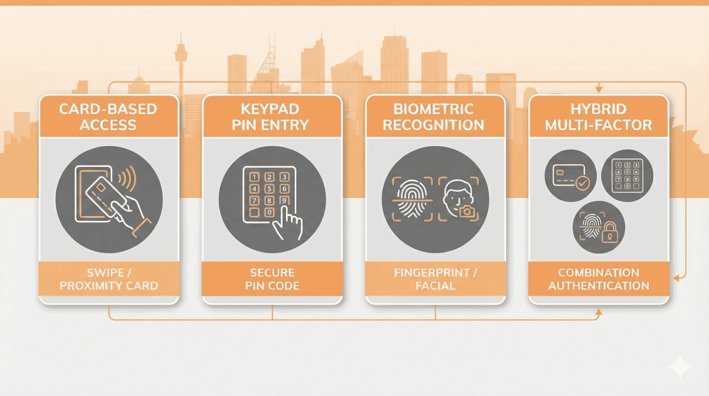 Your Guide to Access Control Systems for Sydney Businesses | 1 | Types of Access Control System