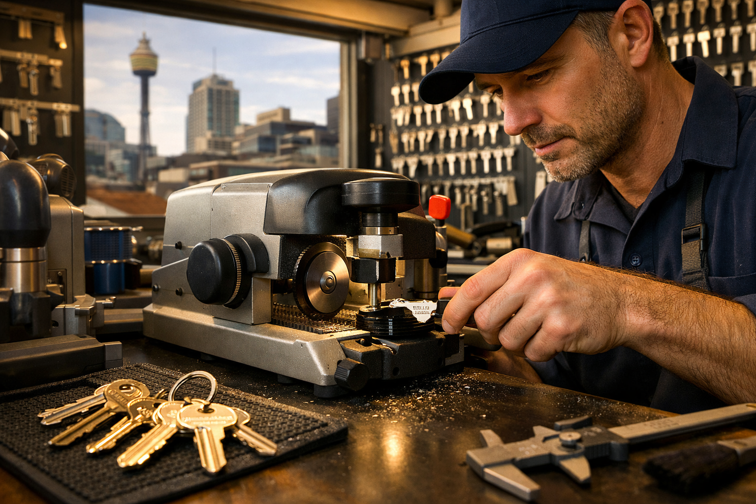 Key Cutting with Modern Key Cutting Machine Modern Key Cutting Services