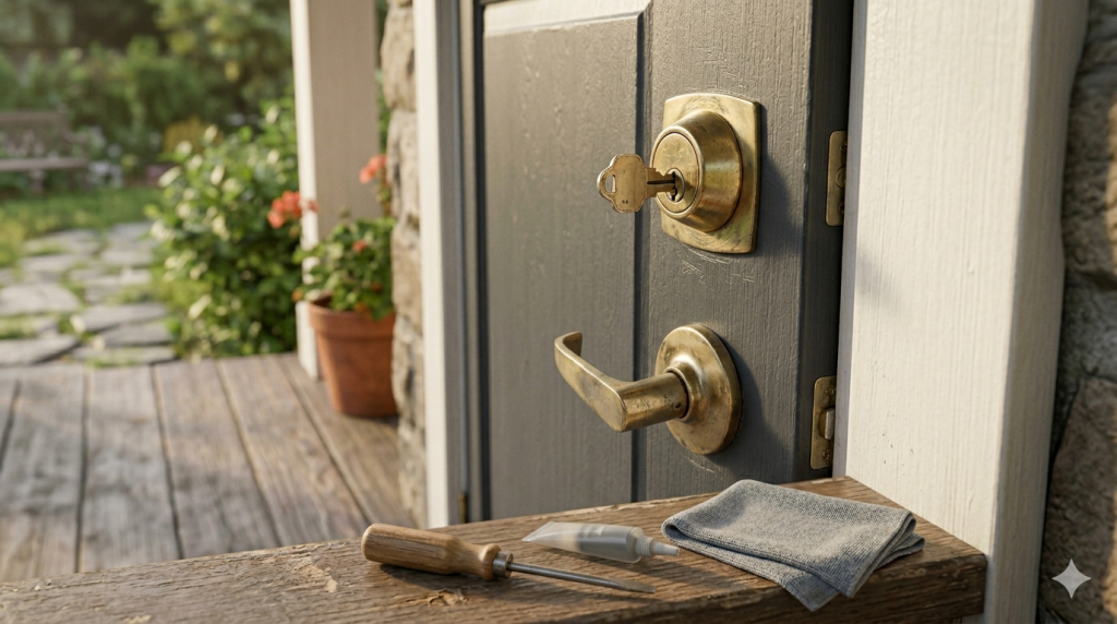 DIY Door Locks Fixing With Tool