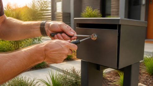 letterbox-lock-installation Letterbox Lock Installation