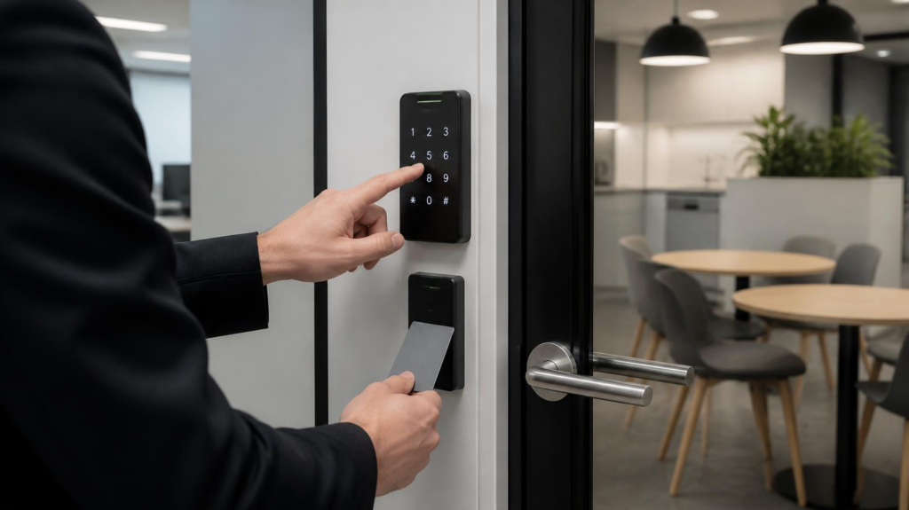 Commercial Locksmith Services Sydney | 4 | Clockwork Locksmiths commercial digital keypad lock | Commercial Locksmith Services Sydney | Clockwork Locksmiths